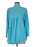 J.Jill 100% Linen Solid Blue Cardigan Size M - photo 2