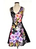 Clover Canyon Graphic Black Cocktail Dress Size XS - photo 1