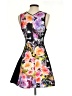 Clover Canyon Graphic Black Cocktail Dress Size XS - photo 2