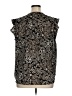 Vince Camuto 100% Polyester Floral Black Sleeveless Blouse Size 1X - photo 2