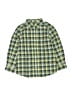 Bonpoint 100% Cotton Plaid Green Long Sleeve Button-Down Shirt Size 3 - photo 1