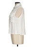 Sim & Sam 100% Rayon Ivory Sleeveless Button-Down Shirt Size M - photo 5