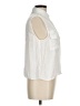 Sim & Sam 100% Rayon Ivory Sleeveless Button-Down Shirt Size M - photo 4