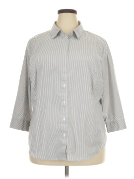Worthington 3/4 Sleeve Button Down Shirt