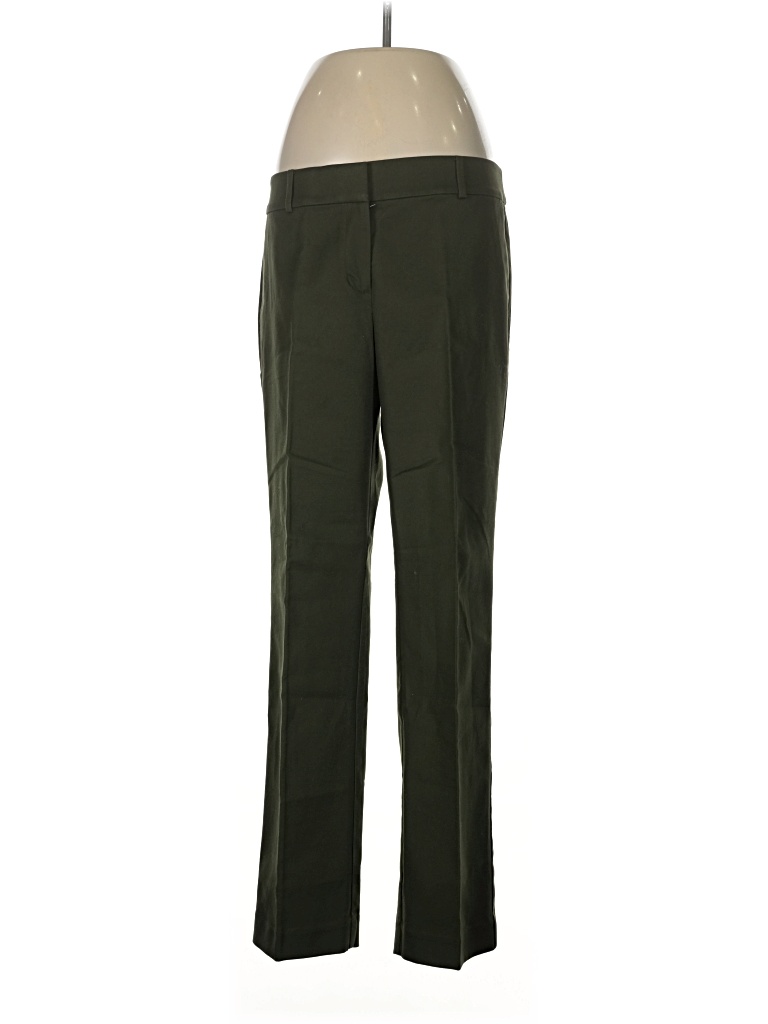 Pre-owned Ann Taylor Loft Dress Pants In Green