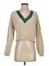 Blue Blush Tan Long Sleeve Top Size S - photo 1