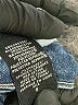 Adriana 100% Spandex Solid Blue Jeans Size 8 - photo 9