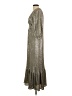 Saltwater LUXE 100% Polyester Metallic Silver Cocktail Dress Size XS - photo 5