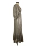 Saltwater LUXE 100% Polyester Metallic Silver Cocktail Dress Size XS - photo 4