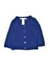 Bonpoint 100% Cotton Blue Cardigan Size 6 - photo 1