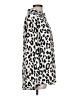 Zara Animal Print Silver Long Sleeve Blouse Size L - photo 4