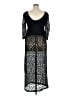 ASOS Curve 100% Polyester Black Cocktail Dress Size 14 - photo 2
