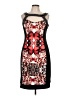 Sangria Graphic Red Cocktail Dress Size 12 - photo 1