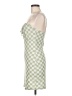 Unbranded Checkered-gingham Green Cocktail Dress Size M - photo 5