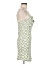 Unbranded Checkered-gingham Green Cocktail Dress Size M - photo 4