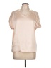 Melissa Nepton Tan Short Sleeve Blouse Size L - photo 1