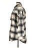 Haptics 100% Polyester Plaid Gray Long Sleeve Blouse Size 1X - photo 5