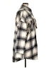 Haptics 100% Polyester Plaid Gray Long Sleeve Blouse Size 1X - photo 4