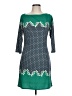 Max Studio Graphic Teal Casual Dress Size L - photo 1