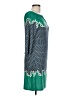 Max Studio Graphic Teal Casual Dress Size L - photo 4