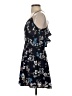 Unbranded 100% Polyester Floral Blue Casual Dress Size S - photo 5
