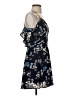 Unbranded 100% Polyester Floral Blue Casual Dress Size S - photo 4
