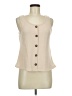 Shein Ivory Sleeveless Blouse Size 6 - photo 1