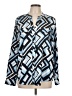 Calvin Klein 100% Polyester Blue Long Sleeve Blouse Size L (estimated) - photo 1