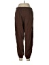 Overtime Solid Brown Casual Pants Size M - photo 2