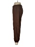 Overtime Solid Brown Casual Pants Size M - photo 5