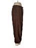 Overtime Solid Brown Casual Pants Size M - photo 4