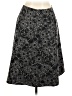 Autograph Print Black Casual Skirt Size 8 - photo 1