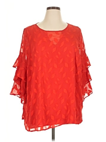 Fever 3/4 Sleeve Blouse (view 1)