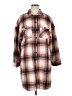 Unbranded 100% Polyester Plaid Pink Coat Size XL - photo 1