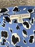 Maison d' Amelie Animal Print Blue Long Sleeve Blouse Size M - photo 7