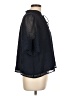Ann Taylor LOFT 100% Polyester Black Short Sleeve Blouse Size L - photo 4