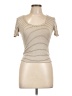 Olivia Rae Ivory Short Sleeve Turtleneck Size L - photo 1