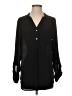 Fervour 100% Polyester Black Long Sleeve Blouse Size S - photo 1