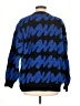 Shein 100% Polyester Chevron-herringbone Blue Pullover Sweater Size M - photo 2