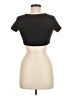 Unbranded Black Short Sleeve Top Size M - photo 2