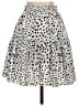 Hibluco 100% Polyester Animal Print Ivory Casual Skirt Size S - photo 2