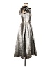 Mac Duggal Metallic Silver Cocktail Dress Size 8 - photo 4