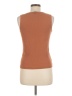 B. Moss Brown Sleeveless T-Shirt Size M - photo 2