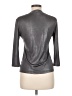 Soft Works Metallic Gray 3/4 Sleeve Top Size M - photo 2