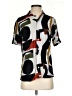 Zara Print Black Short Sleeve Blouse Size S - photo 1