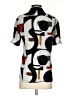 Zara Print Black Short Sleeve Blouse Size S - photo 2