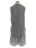 Halogen 100% Polyester Houndstooth Gray Black Romper Size M - photo 2