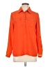 Cotton Express 100% Polyester Orange Long Sleeve Blouse Size L - photo 1