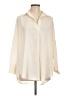 French Connection 100% Polyester Ivory Long Sleeve Polo Size L - photo 1