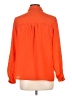 Cotton Express 100% Polyester Orange Long Sleeve Blouse Size L - photo 2